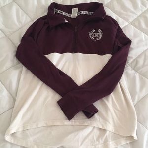 Burgundy and white PINK sweater•open to offers